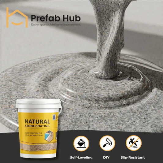 Natural Stone Coating No. 18 | Rose Gray Granite Style Decorative Finish