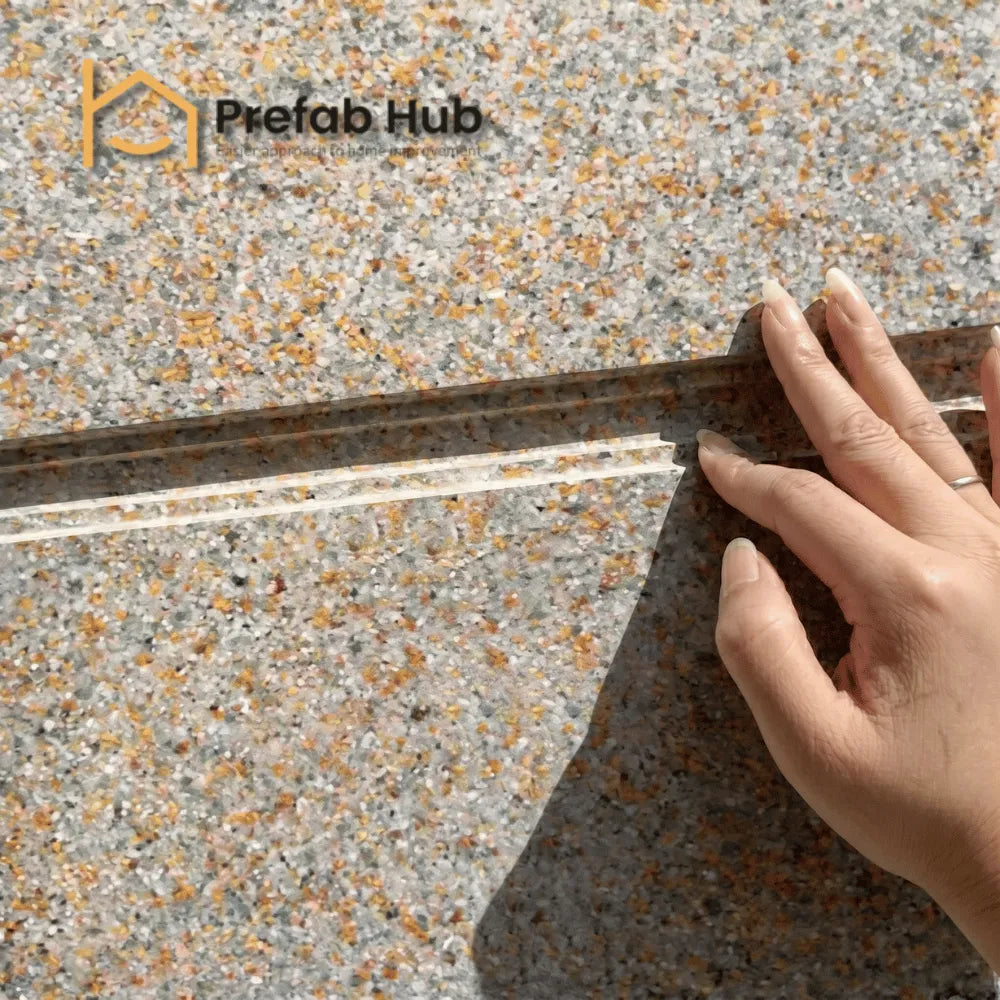 Natural Stone Coating No. 1 | Gold Granite Style Decorative Finish