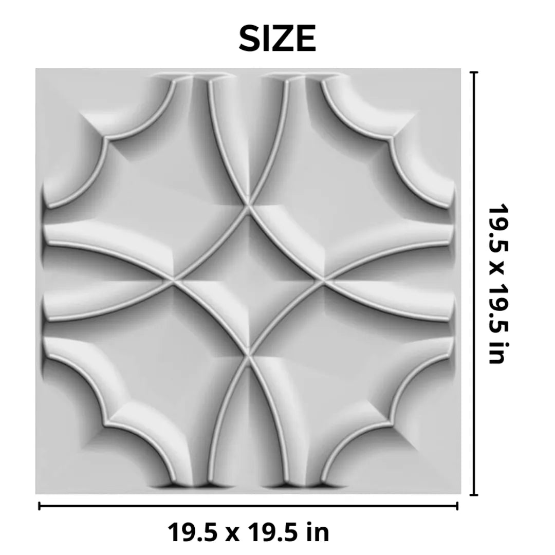 3D PVC Wall Panel - Crest Design