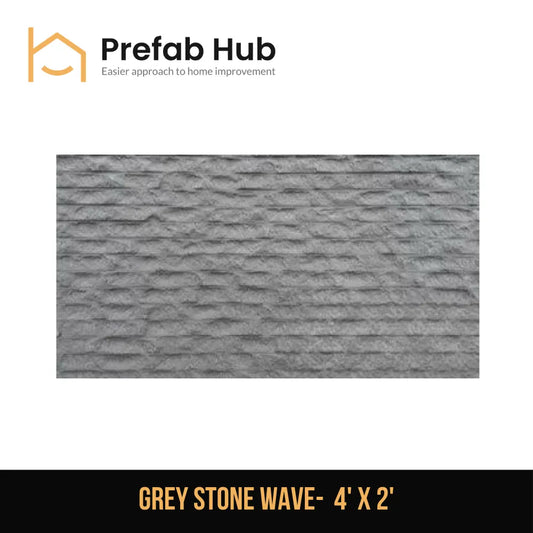 Stone Wave – Flex Stone Panels - 4 ft × 2 ft