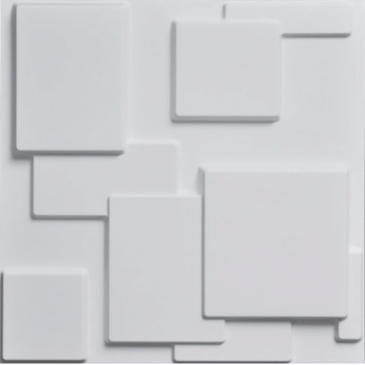 3D PVC Wall Panel - Square Design