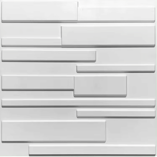 3D PVC Wall Panel - Layered Stone Design