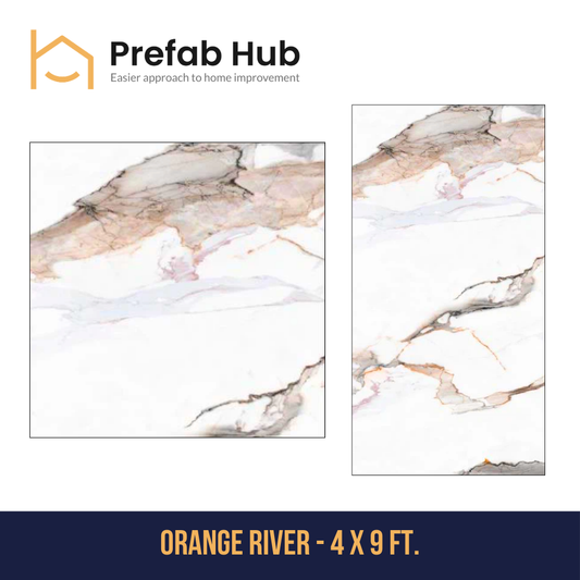 PVC Marble Sheet Panels - Orange River