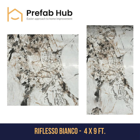 PVC Marble Sheet Panels - Riflesso Bianco