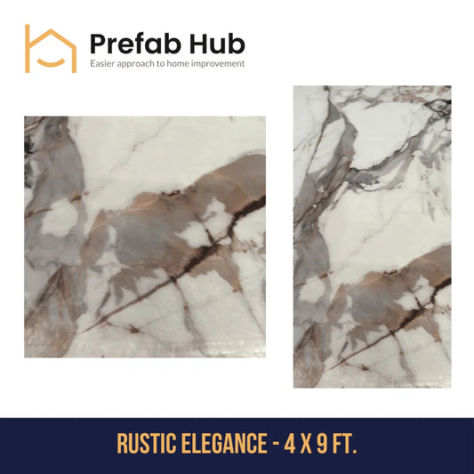 PVC Marble Sheet Panels - Rustic Elegance