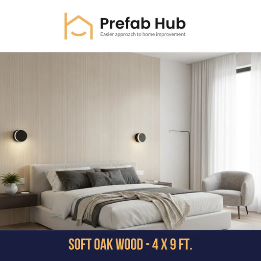 PVC Wood Sheet Panels – Soft Oak Wood