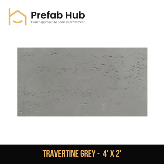 Travertine Stone – Flex Stone Panels - 4 ft × 2 ft