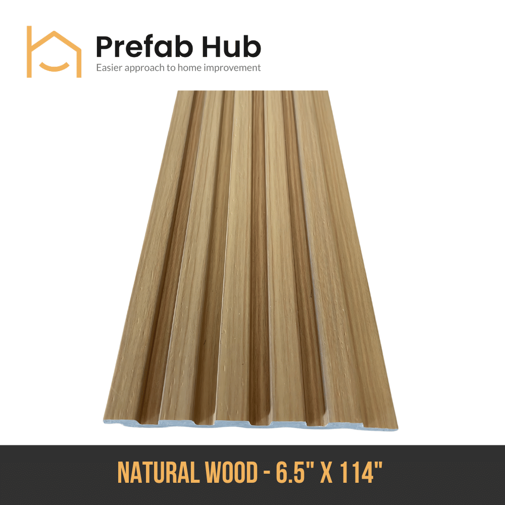 PS Slat Wall Panel - Natural Wood