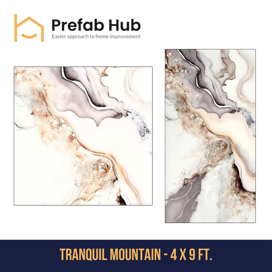 PVC Marble Sheet Panels - Tranquil Mountain