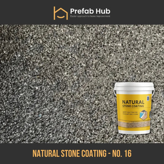 Natural Stone Coating No. 16 | Slate Gray Granite Style Decorative Finish