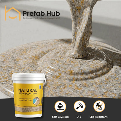Natural Stone Coating No. 1 | Gold Granite Style Decorative Finish