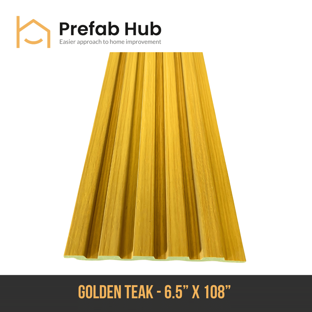 PS Slat Wall Panel - Golden Teak