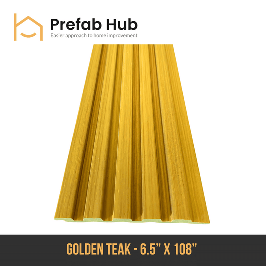 PS Slat Wall Panel - Golden Teak