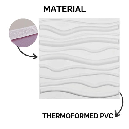 3D PVC Wall Panel - Vines Design