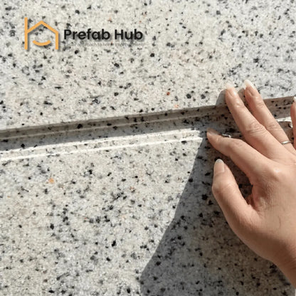 Natural Stone Coating No. 20 | White Black Speckle Granite Style Decorative Finish