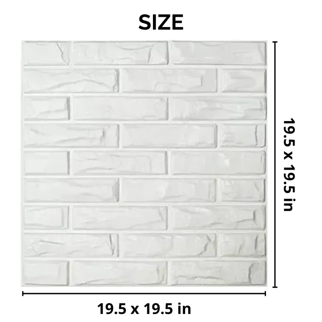 3D PVC Wall Panel - Brick Wall Design