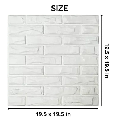3D PVC Wall Panel - Brick Wall Design