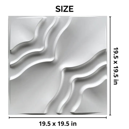 3D PVC Wall Panel - Waves Design