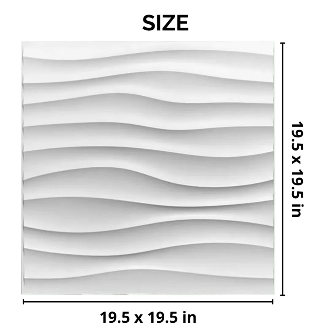 3D PVC Wall Panel - Sand Design