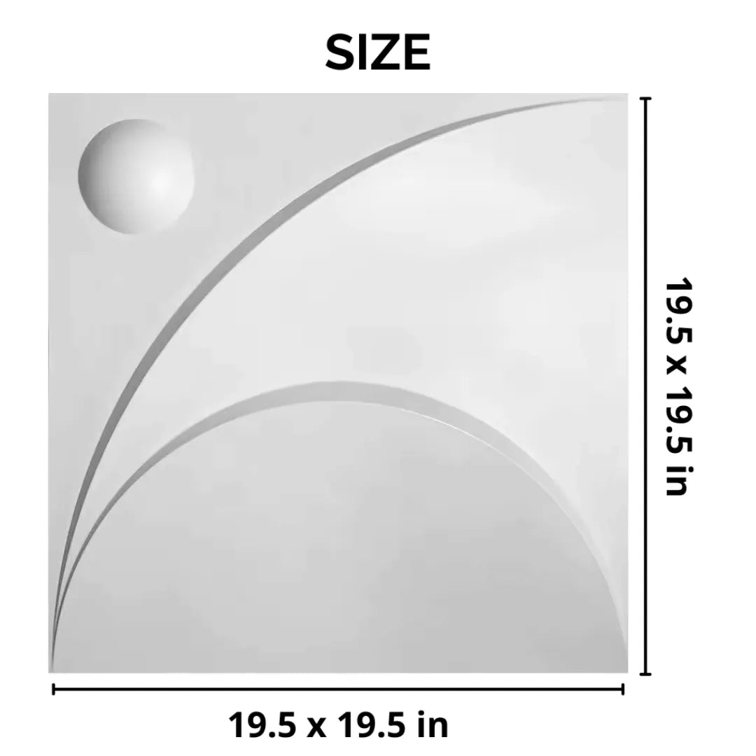 3D PVC Wall Panel - Blades Design