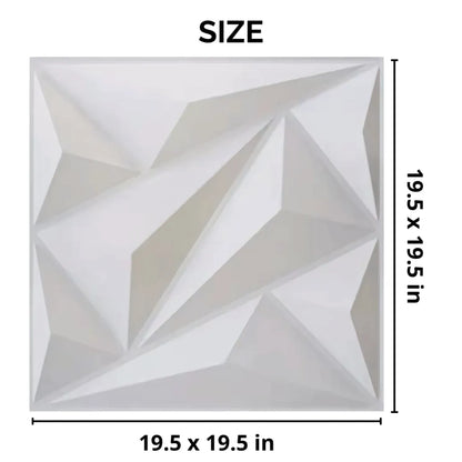 3D PVC Wall Panel - Crystal Design