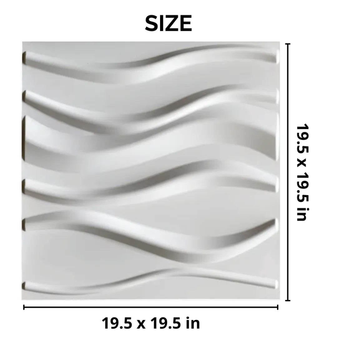3D PVC Wall Panel - Wires Design