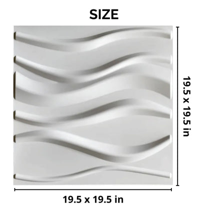 3D PVC Wall Panel - Wires Design