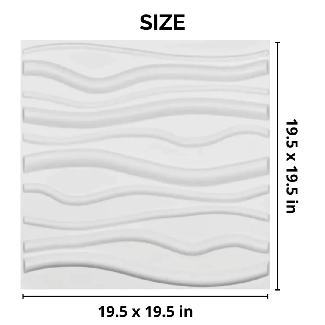 3D PVC Wall Panel - Vines Design