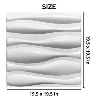 3D PVC Wall Panel - Stream Design