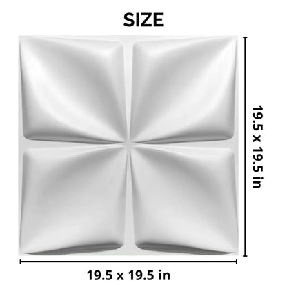 3D PVC Wall Panel - Flower Design