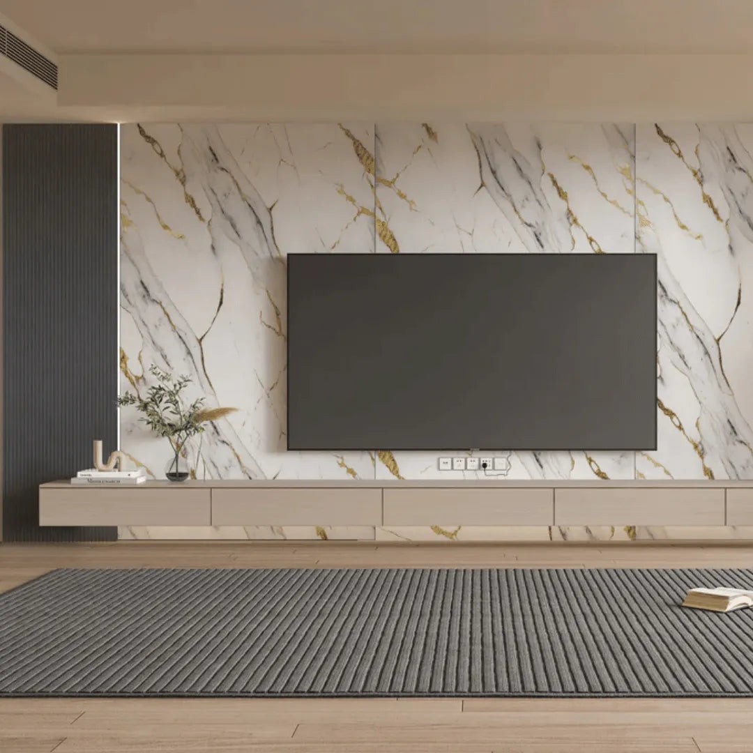 PVC Marble Sheet Panels - Golden Veins