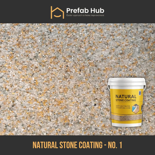 Natural Stone Coating No. 1 | Gold Granite Style Decorative Finish