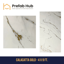 PVC Marble Sheet Panels - Calacatta Gold