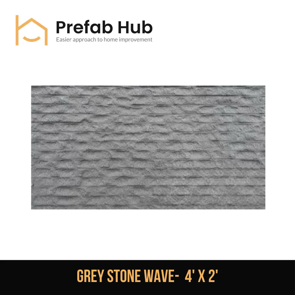 Stone Wave – Flex Stone Panels - 4 ft × 2 ft