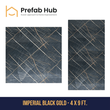 PVC Marble Sheet Panels - Imperial Black Gold