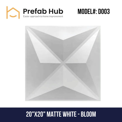 3D PVC Wall Panel - Bloom Design