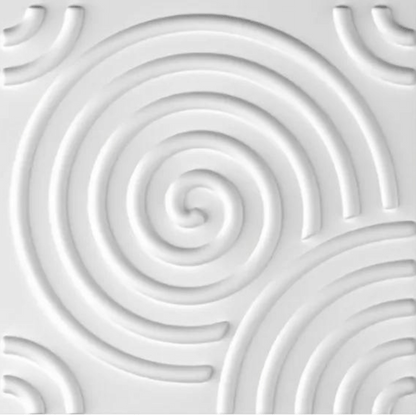 3D PVC Wall Panel - Spiral Design