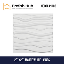 3D PVC Wall Panel - Vines Design