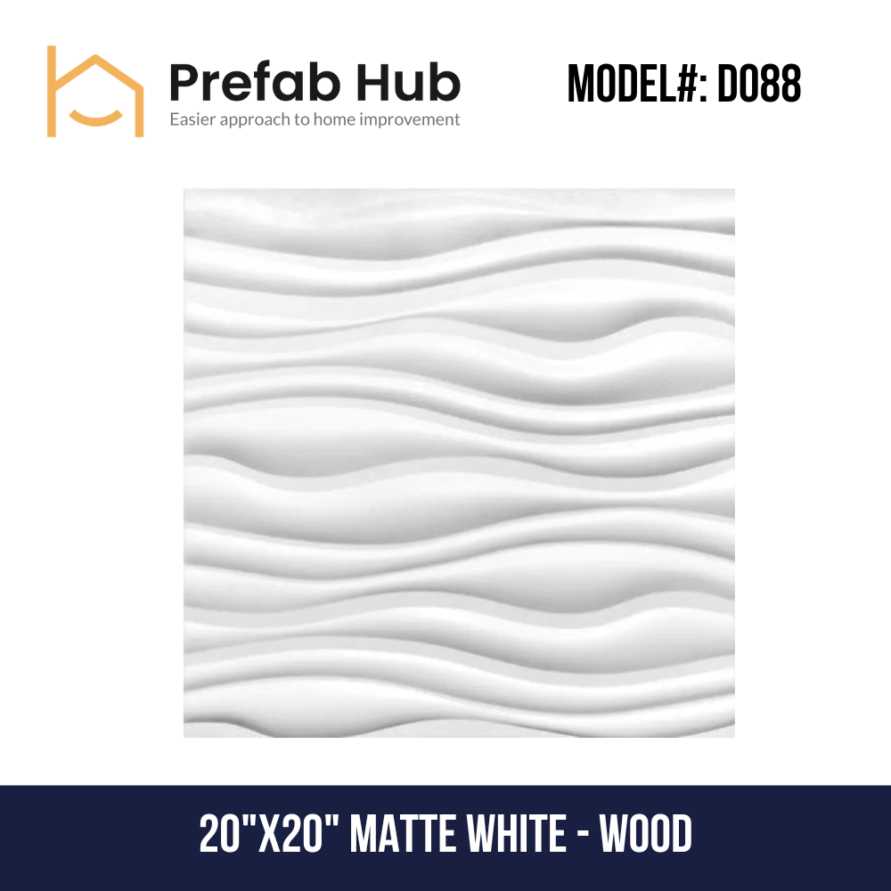3D PVC Wall Panel - Wood Design