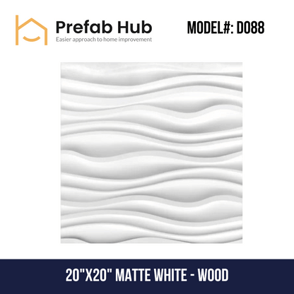 3D PVC Wall Panel - Wood Design