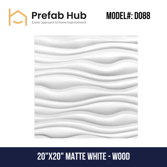 3D PVC Wall Panel - Wood Design
