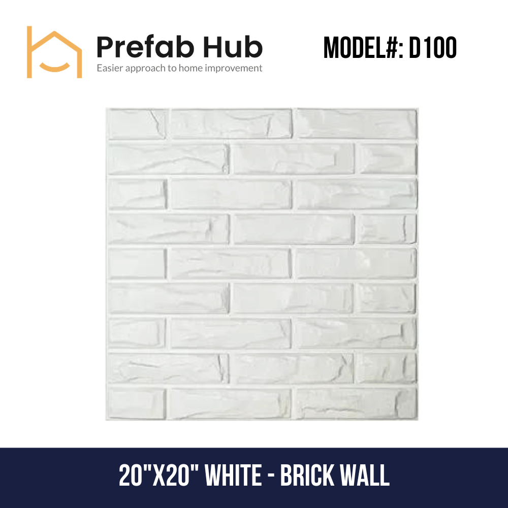 3D PVC Wall Panel - Brick Wall Design