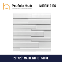 3D PVC Wall Panel - Layered Stone Design