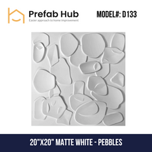 3D PVC Wall Panel - Pebbles Design