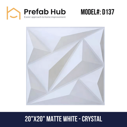 3D PVC Wall Panel - Crystal Design