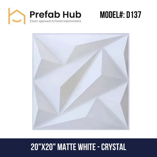 3D PVC Wall Panel - Crystal Design