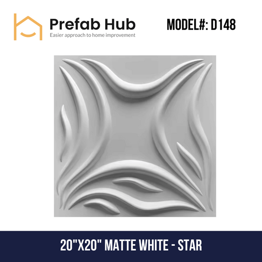 3D PVC Wall Panel - Star Design