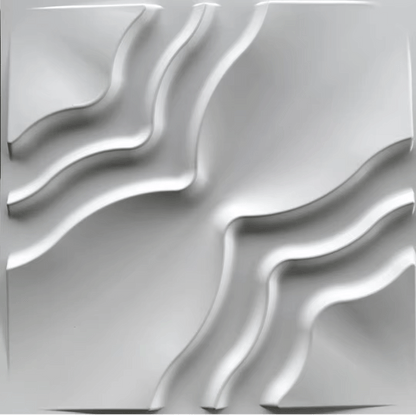 3D PVC Wall Panel - Waves Design