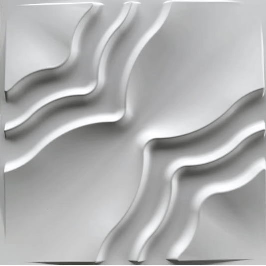 3D PVC Wall Panel - Waves Design