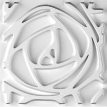 3D PVC Wall Panel - Rose Design